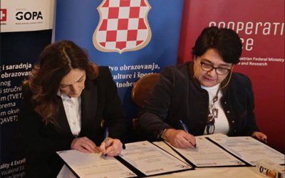 Signed a Memorandum of Understanding (MoU) with the Ministry of Education, Science, Culture, and Sports of the West Herzegovina Canton