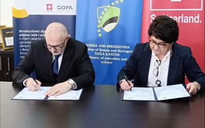 Zaključen Sporazum o saradnji između Ministarstva obrazovanja i nauke Tuzlanskog kantona i GOPA Worldwide Consultants GmbH u BiH