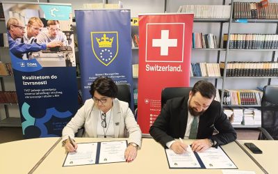 Signed Memorandum of Understanding (MoU) with the Ministry of Education, Science, Culture and Sports of the Zenica-Doboj Canton